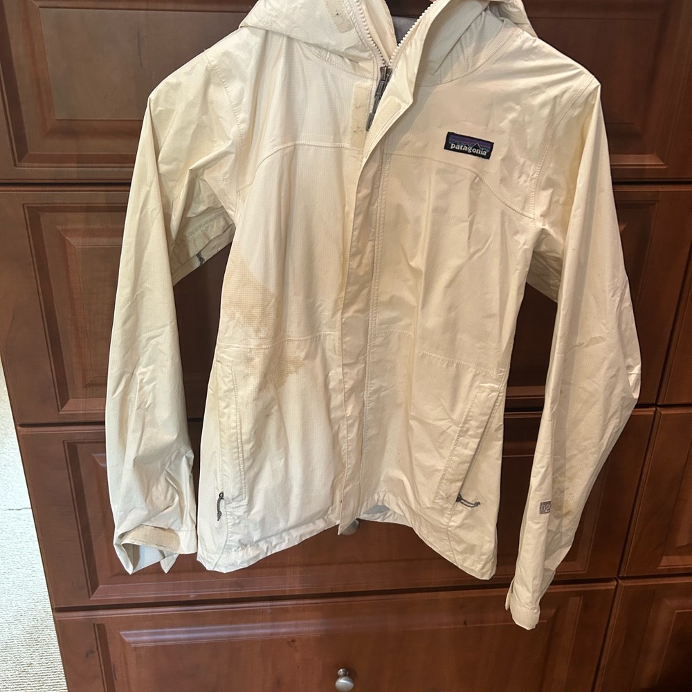Patagonia Light Beige Raincoat